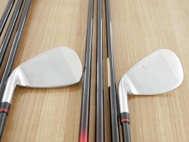 Iron set : Maruman : ชุดเหล็ก Maruman Red-V II (ใบใหญ่ ตีง่าย ไกล) มีเหล็ก 5-Pw,Aw,Sw (8 ชิ้น) ก้านกราไฟต์ Flex R