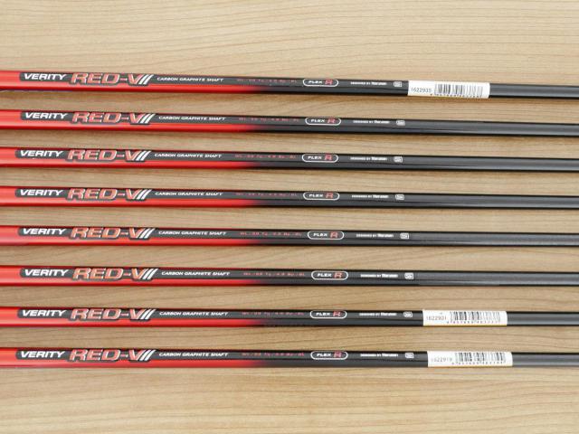 Iron set : Maruman : ชุดเหล็ก Maruman Red-V II (ใบใหญ่ ตีง่าย ไกล) มีเหล็ก 5-Pw,Aw,Sw (8 ชิ้น) ก้านกราไฟต์ Flex R