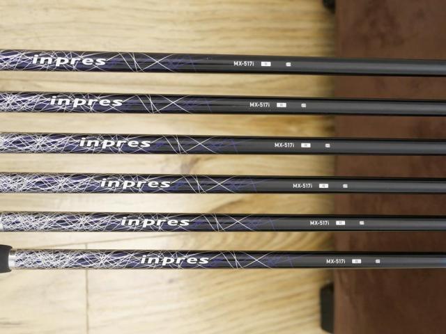 Iron set : Yamaha : ชุดเหล็ก Yamaha Inpres UD+2 (ปี 2018 ตีไกลที่สุด ไกลกว่าเหล็กทั่วไป 2 เบอร์) มีเหล็ก 6-Pw,Aw (6 ชิ้น) ก้านกราไฟต์ Flex R