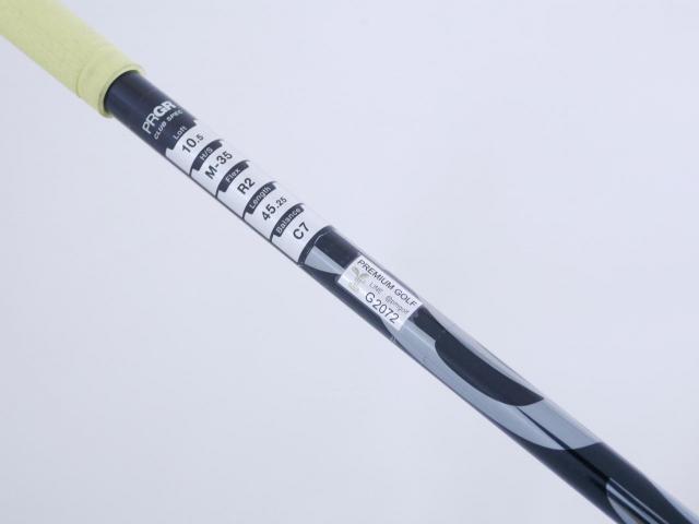 Driver : PRGR : ไดรเวอร์ PRGR Super EGG Evolution 500cc. (รุ่นล่าสุด ออกปี 2024 หน้าเด้งเกินกฏ ตีไกลมาก) Loft 10.5 Flex R2 (M-35)