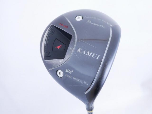 Driver : Kamuiworks : ไดรเวอร์ Kamuiworks KM-400 Non-Conforming (รุ่นปี 2020 หน้าเด้งเกินกฏ ไกลมากๆ มีสปริงข้างใน) Loft 10.5 ก้าน Fujikura Double Kick Flex R