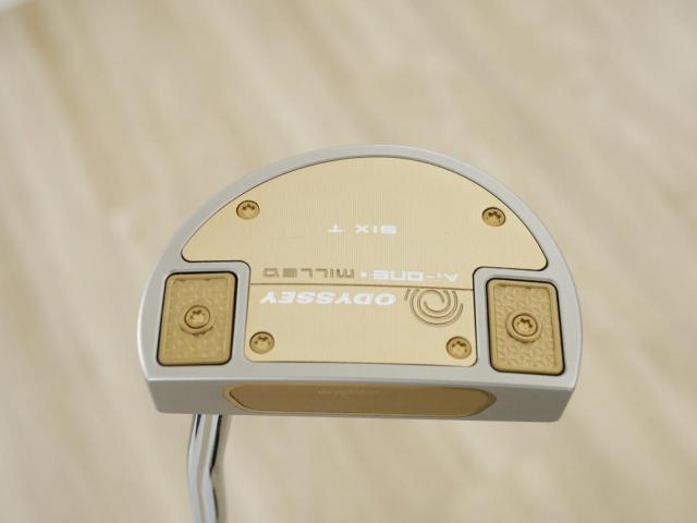Putter : All : พัตเตอร์ Odyssey Ai-ONE Milled Silver SIX T (รุ่นท็อป ล่าสุด ออกปี 2024) ก้าน Stroke LAB 90 ยาว 34 นิ้ว