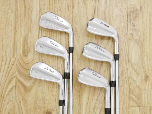 Iron set : Titleist : ชุดเหล็ก Titleist T150 Forged (รุ่นล่าสุด ออกปี 2023 นุ่ม แน่น คม) มีเหล็ก 5-Pw (6 ชิ้น) ก้านเหล็ก AMT Tour White S200