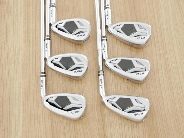 Iron set : Ping : ชุดเหล็ก Ping G430 (ออกปี 2023 Japan Spec. ใบใหญ่ ง่าย ไกล) มีเหล็ก 6-W,45 (6 ชิ้น) ก้านเหล็ก NS Pro 850 NEO Flex R