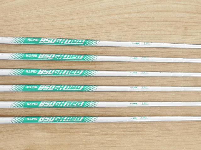 Iron set : Ping : ชุดเหล็ก Ping G430 (ออกปี 2023 Japan Spec. ใบใหญ่ ง่าย ไกล) มีเหล็ก 6-W,45 (6 ชิ้น) ก้านเหล็ก NS Pro 850 NEO Flex R