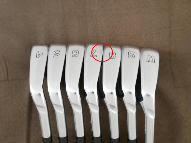 Iron set : Ping : **มีตำหนิ** ชุดเหล็ก Ping i210 (รุ่นปี 2019) มีเหล็ก 4-Pw (7 ชิ้น) ก้านกราไฟต์ Fujikura MCI 70 Flex R