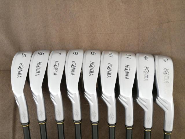 Iron set : Honma : ชุดเหล็ก Honma Beres MG702 มีเหล็ก 5-11,Aw,Sw ( 9 ชิ้น เทียบเท่า 4-Pw,Aw,Sw) ก้าน ARMRQ B49 FLex R (2 ดาว)