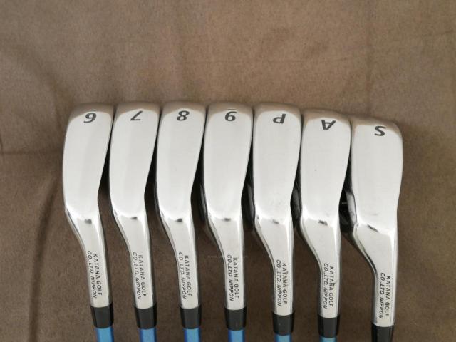 Iron set : Katana : ชุดเหล็ก Katana Sword PTC-350 (ตีง่าย) มีเหล็ก 6-Pw,Aw,Sw (7 ชิ้น) ก้านกราไฟต์ Fujikura Speeder 589 Flex R