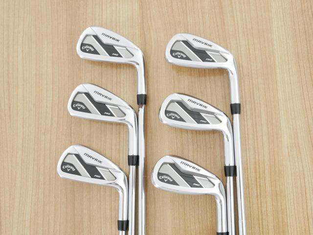Iron set : Callaway : ชุดเหล็ก Callaway Mavrik Pro (ออกปี 2020) มีเหล็ก 5-Pw (6 ชิ้น) ก้านเหล็ก Dynamic Gold S200