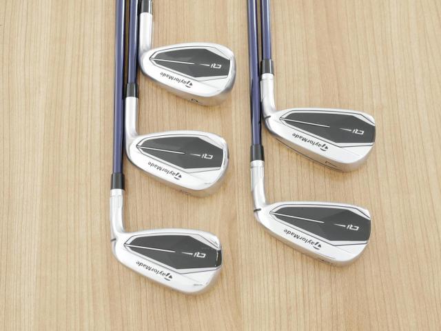 Iron set : Taylormade : ชุดเหล็ก Taylormade Qi (รุ่นล่าสุด ออกปี 2024 Japan Spec.) มีเหล็ก 6-Pw (5 ชิ้น) ก้านกราไฟต์ Mitsubishi Diamana TM60 Flex R