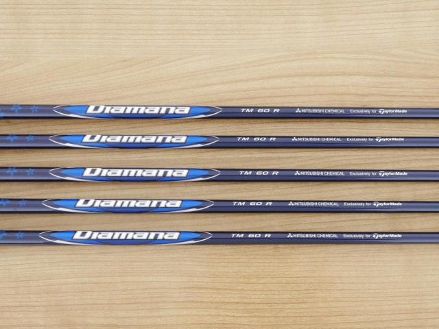 Iron set : Taylormade : ชุดเหล็ก Taylormade Qi (รุ่นล่าสุด ออกปี 2024 Japan Spec.) มีเหล็ก 6-Pw (5 ชิ้น) ก้านกราไฟต์ Mitsubishi Diamana TM60 Flex R