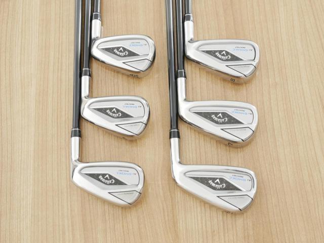 Iron set : Callaway : ชุดเหล็ก Callaway Paradym Ai Smoke Max Fast (ออกปี 2024 ตีง่ายมาก ไกล Japan Spec.) มีเหล็ก 6-Pw,Aw (6 ชิ้น) ก้านกราไฟต์ Fujikura TENSEI 40 Flex R