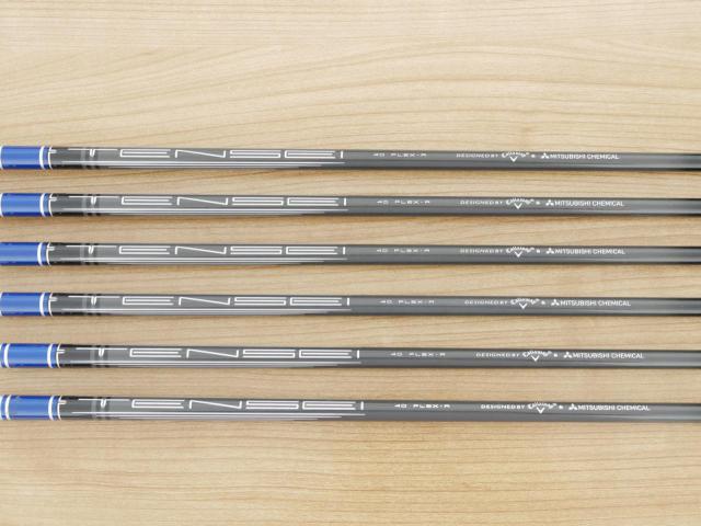 Iron set : Callaway : ชุดเหล็ก Callaway Paradym Ai Smoke Max Fast (ออกปี 2024 ตีง่ายมาก ไกล Japan Spec.) มีเหล็ก 6-Pw,Aw (6 ชิ้น) ก้านกราไฟต์ Fujikura TENSEI 40 Flex R