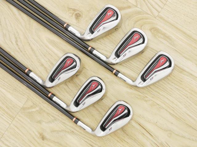 Iron set : Mizuno : ชุดเหล็ก Mizuno JPX A25 (ตีง่าย ไกล) มีเหล็ก 5-Pw (6 ชิ้น) ก้านกราไฟต์ Flex R