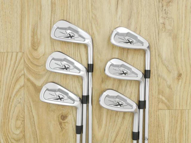 Iron set : Callaway : ชุดเหล็ก Callaway X Forged มีเหล็ก 5-Pw (6 ชิ้น) ก้านเหล็ก Memphis 10 Flex SR