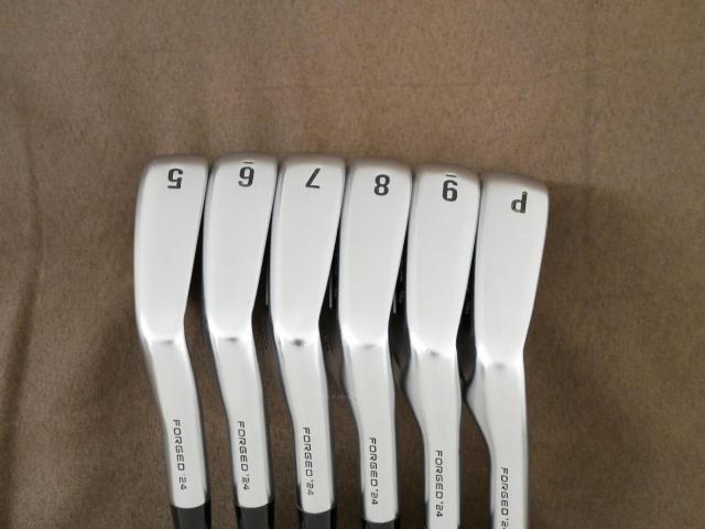 Iron set : Callaway : ชุดเหล็ก Callaway APEX Pro Forged (ออกปี 2024) มีเหล็ก 5-Pw (6 ชิ้น) ก้านเหล็ก NS Pro 950 NEO Flex S