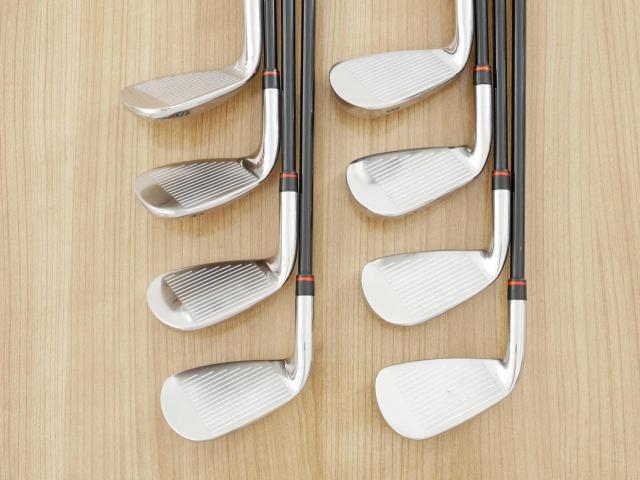 Iron set : Maruman : ชุดเหล็ก Maruman Red-V (ใบใหญ่ ตีง่าย) มีเหล็ก 5-Pw,Aw,Sw (8 ชิ้น) ก้านกราไฟต์ Flex S