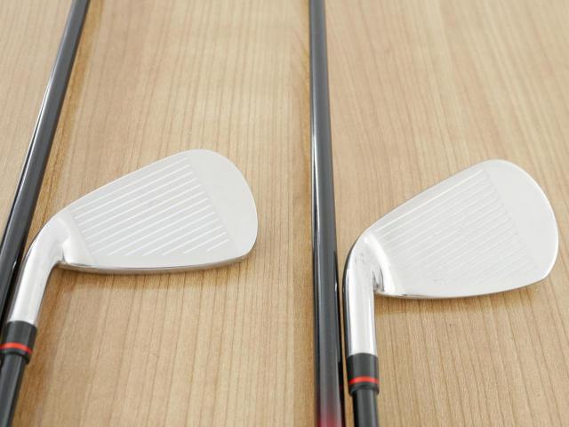 Iron set : Maruman : ชุดเหล็ก Maruman Red-V (ใบใหญ่ ตีง่าย) มีเหล็ก 5-Pw,Aw,Sw (8 ชิ้น) ก้านกราไฟต์ Flex S