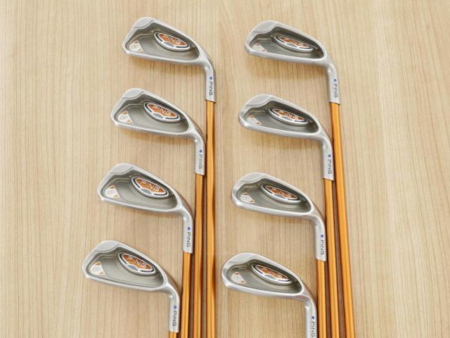 Iron set : Ping : ชุดเหล็ก Ping G10 มีเหล็ก 5-Pw,Aw,Sw (8 ชิ้น) ก้านกราไฟต์ Flex SR