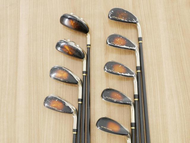 Iron set : Katana : ชุดเหล็กกระเทย Katana Izu Max Sniper มีเหล็ก 5-Pw,Aw,As,Sw (9 ชิ้น เบอร์ 5 ตีระยะเท่าเหล็ก 4 ปกติ) ก้านกราไฟต์ Flex R