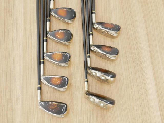 Iron set : Katana : ชุดเหล็กกระเทย Katana Izu Max Sniper มีเหล็ก 5-Pw,Aw,As,Sw (9 ชิ้น เบอร์ 5 ตีระยะเท่าเหล็ก 4 ปกติ) ก้านกราไฟต์ Flex R