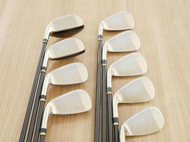 Iron set : Katana : ชุดเหล็กกระเทย Katana Izu Max Sniper มีเหล็ก 5-Pw,Aw,As,Sw (9 ชิ้น เบอร์ 5 ตีระยะเท่าเหล็ก 4 ปกติ) ก้านกราไฟต์ Flex R