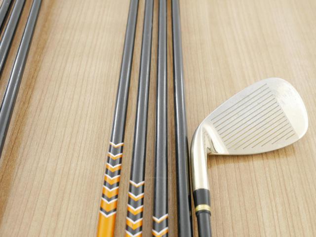 Iron set : Katana : ชุดเหล็กกระเทย Katana Izu Max Sniper มีเหล็ก 5-Pw,Aw,As,Sw (9 ชิ้น เบอร์ 5 ตีระยะเท่าเหล็ก 4 ปกติ) ก้านกราไฟต์ Flex R