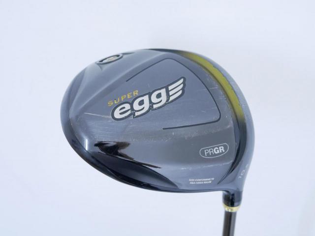 Driver : PRGR : ไดรเวอร์ PRGR Super EGG (ปี 2019 หน้าเด้งเกินกฏ COR 0.86) Loft 10.5 ก้าน M-37 Flex R