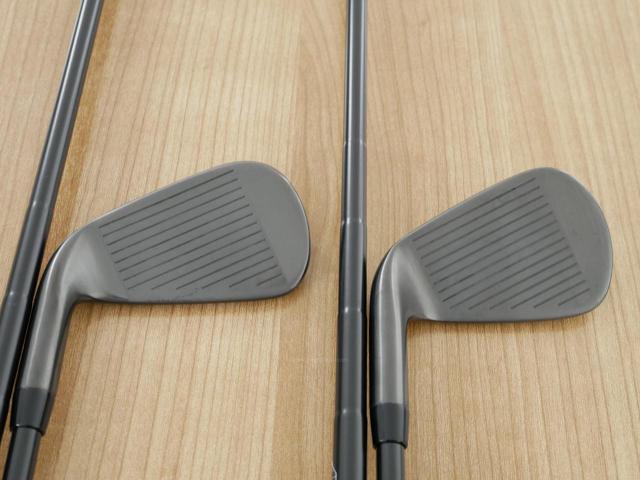Iron set : Callaway : ชุดเหล็ก Callaway Paradym Ai Smoke Black (หายากมากๆ หล่อมาก ออกปี 2024 ตีง่ายมาก ไกล Japan Spec.) มีเหล็ก 5-Pw,Aw (7 ชิ้น) ก้านเหล็ก ELEVATE MPH 95 Flex R