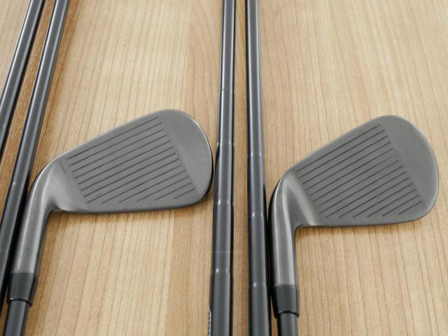 Iron set : Callaway : ชุดเหล็ก Callaway Paradym Ai Smoke Black (หายากมากๆ หล่อมาก ออกปี 2024 ตีง่ายมาก ไกล Japan Spec.) มีเหล็ก 5-Pw,Aw (7 ชิ้น) ก้านเหล็ก ELEVATE MPH 95 Flex R