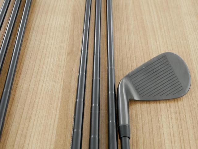 Iron set : Callaway : ชุดเหล็ก Callaway Paradym Ai Smoke Black (หายากมากๆ หล่อมาก ออกปี 2024 ตีง่ายมาก ไกล Japan Spec.) มีเหล็ก 5-Pw,Aw (7 ชิ้น) ก้านเหล็ก ELEVATE MPH 95 Flex R