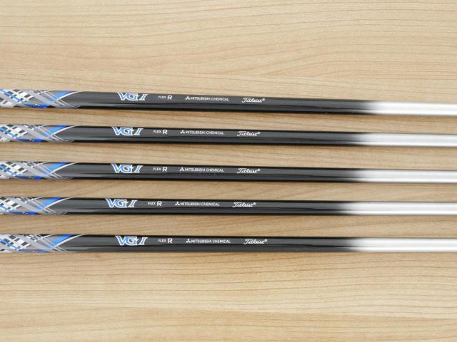 Iron set : Titleist : ชุดเหล็ก Titleist VG3 Type D Forged (รุ่นปี 2019 Japan Spec. ตีง่ายและไกลที่สุดของ Titleist) มีเหล็ก 6-Pw (5 ชิ้น) ก้านกราไฟต์ Mitsubishi VGI Flex R