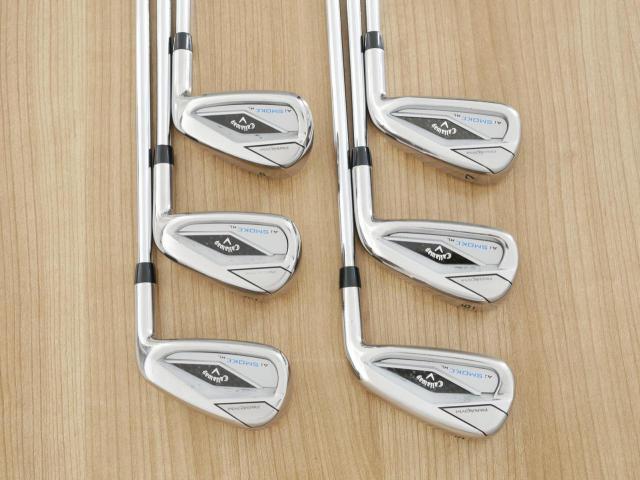 Iron set : Callaway : ชุดเหล็ก Callaway Paradym Ai Smoke HL (ออกปี 2024 ตีง่ายมาก ไกล Japan Spec.) มีเหล็ก 5-Pw (6 ชิ้น) ก้านเหล็ก NS Pro 950 NEO Flex S