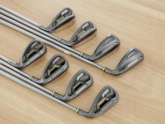 Iron set : PRGR : ชุดเหล็กกระเทย PRGR Super Egg Iron (ปี 2018 ตัวท๊อปสุด หน้าเด้งเกินกฏ ใช้แข่งไม่ได้ ตีไกมลมากๆ) มีเหล็ก 5-Pw,Aw,As (8 ชิ้น) ก้านกราไฟต์ Flex R (M-37)