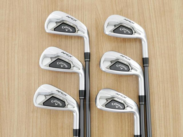 Iron set : Callaway : ชุดเหล็ก Callaway APEX DCB Forged (ปี 2022) มีเหล็ก 5-Pw (6 ชิ้น) ก้านกราไฟต์ Mitsubishi Diamana 55 Flex R
