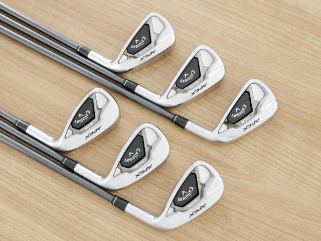 Iron set : Callaway : ชุดเหล็ก Callaway APEX DCB Forged (ปี 2022) มีเหล็ก 5-Pw (6 ชิ้น) ก้านกราไฟต์ Mitsubishi Diamana 55 Flex R