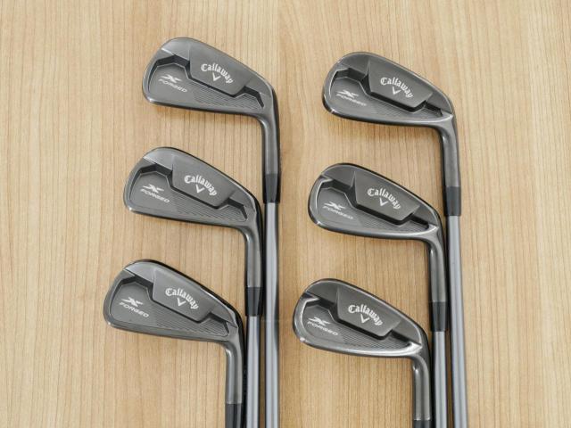 Iron set : Callaway : ชุดเหล็ก Callaway X Forged Star Black Limited (ออกปี 2021 หายากมากๆ) มีเหล็ก 5-Pw (6 ชิ้น) ก้านกราไฟต์ Fujikura MC 70 Flex S