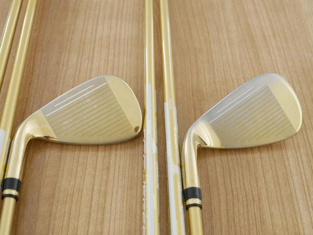 Iron set : Katana : ชุดเหล็ก Katana Voltio NINJA 880Hi Gold (รุ่นท็อปสุด ปี 2018 ตีง่าย ไกล สวยมากๆ) มีเหล็ก 7-Pw,Aw,Sw (6 ชิ้น) ก้านกราไฟต์ Fujikura Speeder 361 Flex R