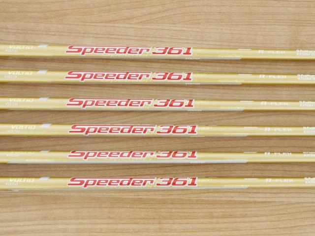 Iron set : Katana : ชุดเหล็ก Katana Voltio NINJA 880Hi Gold (รุ่นท็อปสุด ปี 2018 ตีง่าย ไกล สวยมากๆ) มีเหล็ก 7-Pw,Aw,Sw (6 ชิ้น) ก้านกราไฟต์ Fujikura Speeder 361 Flex R