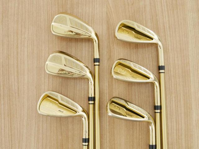 Iron set : Katana : ชุดเหล็ก Katana Voltio NINJA 880Hi Gold (รุ่นท็อปสุด ปี 2018 ตีง่าย ไกล สวยมากๆ) มีเหล็ก 7-Pw,Aw,Sw (6 ชิ้น) ก้านกราไฟต์ Fujikura Speeder 361 Flex R