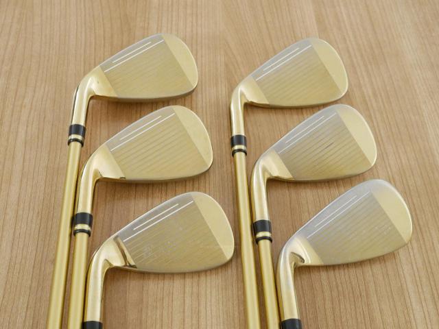 Iron set : Katana : ชุดเหล็ก Katana Voltio NINJA 880Hi Gold (รุ่นท็อปสุด ปี 2018 ตีง่าย ไกล สวยมากๆ) มีเหล็ก 7-Pw,Aw,Sw (6 ชิ้น) ก้านกราไฟต์ Fujikura Speeder 361 Flex R