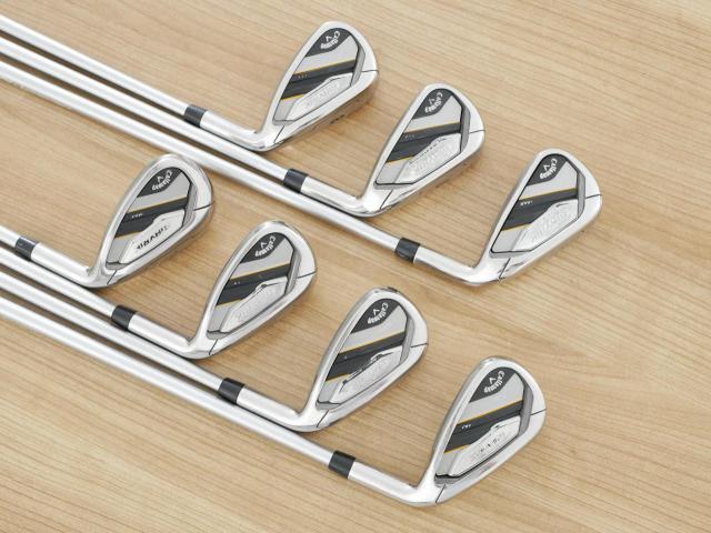 Iron set : Callaway : ชุดเหล็ก Callaway Mavrik MAX (ออกปี 2020 ตีง่าย ไกลมากๆ) มีเหล็ก 6-Pw,Aw,Sw (7 ชิ้น) ก้านกราไฟต์ Mitsubishi Diamana 40 Flex R