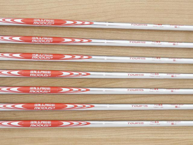 Iron set : Titleist : ชุดเหล็ก Titleist T200 Forged (รุ่นล่าสุด ออกปี 2023 Japan Spec) มีเหล็ก 5-Pw,48 (7 ชิ้น) ก้านเหล็ก NS Pro Modus 115 Flex S