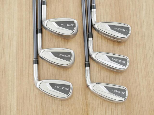 Iron set : Taylormade : ชุดเหล็ก Taylormade Stealth HD (ออกปี 2022 Japan Spec. ใบใหญ่มาก ตีง่ายสุดๆ) มีเหล็ก 6-Pw,Aw (6 ชิ้น) ก้านกราไฟต์ Mitsubishi Tensei TM60 Flex R