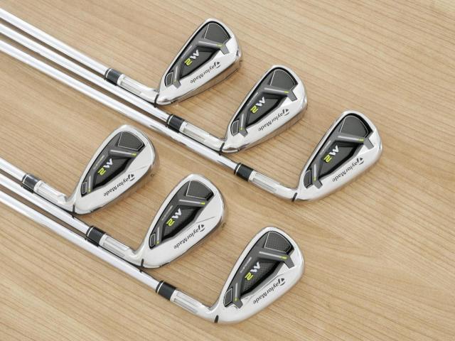 Iron set : Taylormade : ชุดเหล็ก Taylormade M2 มีเหล็ก 5-Pw (6 ชิ้น) ก้านเหล็ก REAX 90 Japan Spec Flex S
