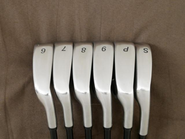 Iron set : PRGR : ชุดเหล็ก PRGR AS302 (ใบใหญ่ ตีง่าย) มีเหล็ก 6-Pw,Sw (6 ชิ้น) ก้านกราไฟต์ Flex R