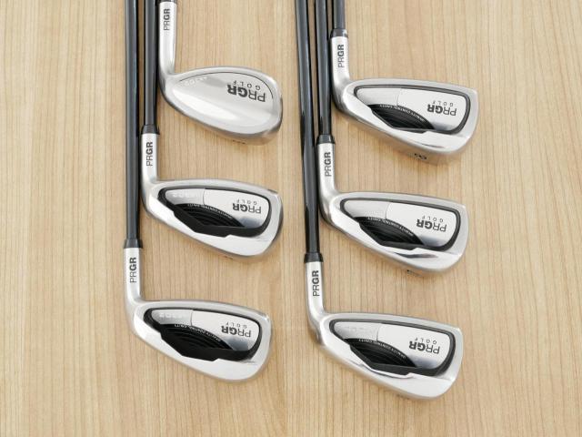 Iron set : PRGR : ชุดเหล็ก PRGR AS302 (ใบใหญ่ ตีง่าย) มีเหล็ก 6-Pw,Sw (6 ชิ้น) ก้านกราไฟต์ Flex R