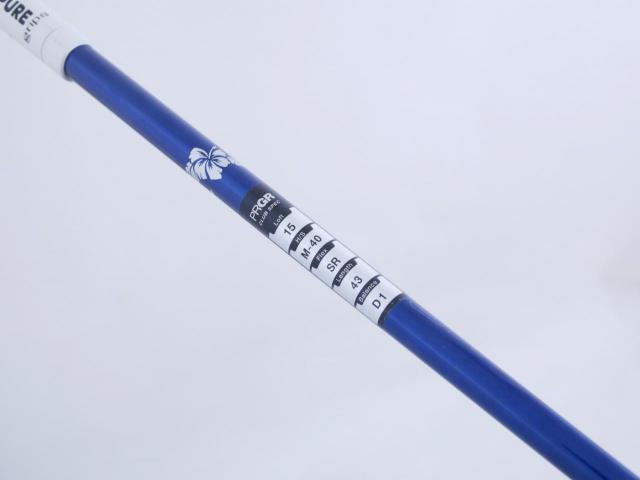 Fairway Wood : PRGR : หัวไม้ 3 PRGR RS (รุ่นปี 2019) Loft 15 ก้าน Mitsubishi Diamana Flex SR (M-40)