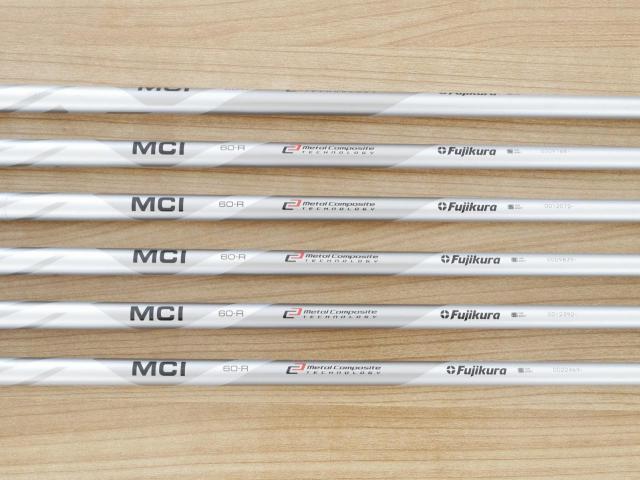 Iron set : Titleist : ชุดเหล็ก Titleist T350 Forged (รุ่นใหม่ล่าสุด ออกปี 2023) มีเหล็ก 6-Pw,48 (6 ชิ้น) ก้านกราไฟต์ Fujikura MCI 60 Flex R