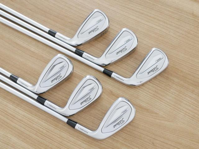 Iron set : Titleist : ชุดเหล็ก Titleist T350 Forged (รุ่นใหม่ล่าสุด ออกปี 2023) มีเหล็ก 6-Pw,48 (6 ชิ้น) ก้านกราไฟต์ Fujikura MCI 60 Flex R